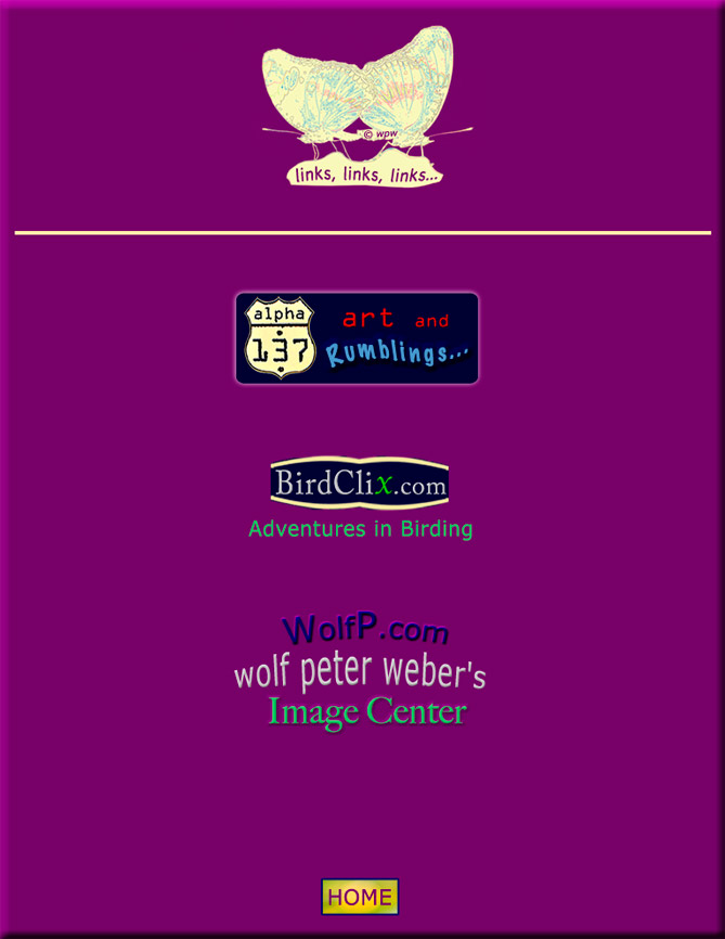 matingbeauties website links page, providing links to alpha137.com, BirdClix.com and WolfP.com.